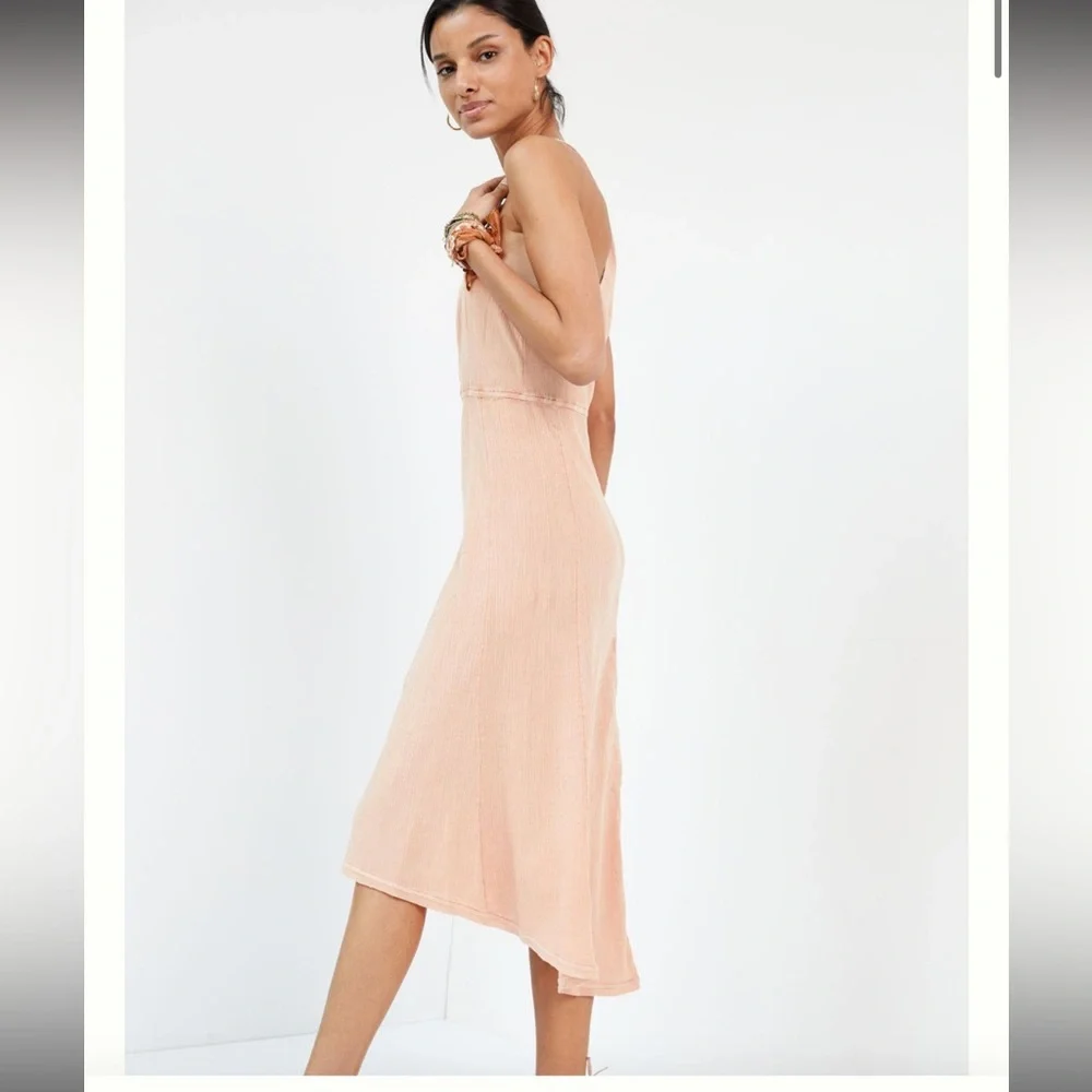 Daily Practice by Anthropologie midi Dress size small pink beach boho